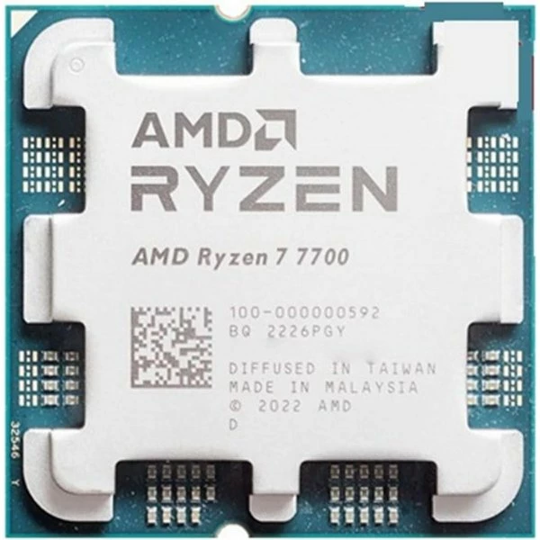 מעבד AMD Ryzen 7 7700 Tray Gaming Processor PCIE 5.0 AM5 105W TDP | PC SQUAD