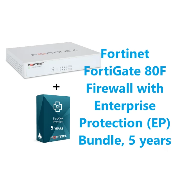 מכשיר ורשיון Fortinet FortiGate 80F Firewall with UTP Bundle 5Y | PC SQUAD