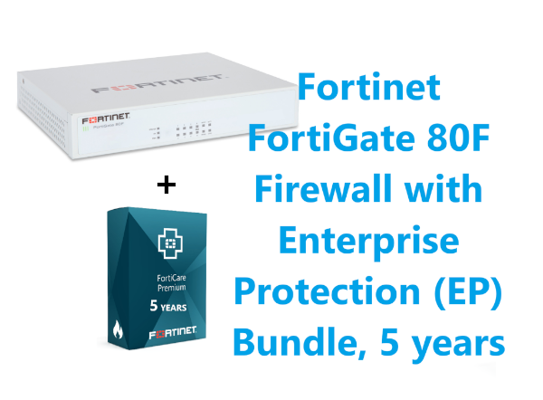 מכשיר ורשיון Fortinet FortiGate 80F Firewall with UTP Bundle 5Y | PC SQUAD