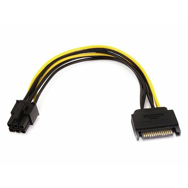 כבל מתח לכרטיס מסך SATA to 6pin | PC SQUAD