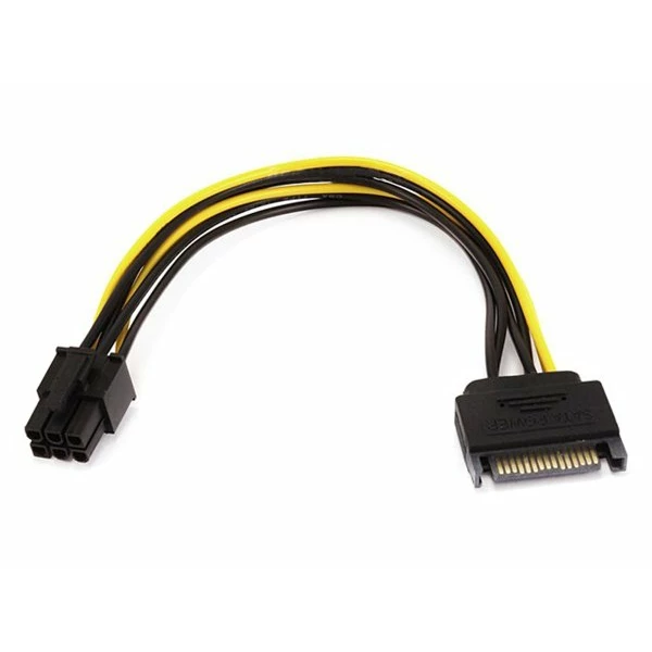 כבל מתח לכרטיס מסך SATA to 6pin | PC SQUAD