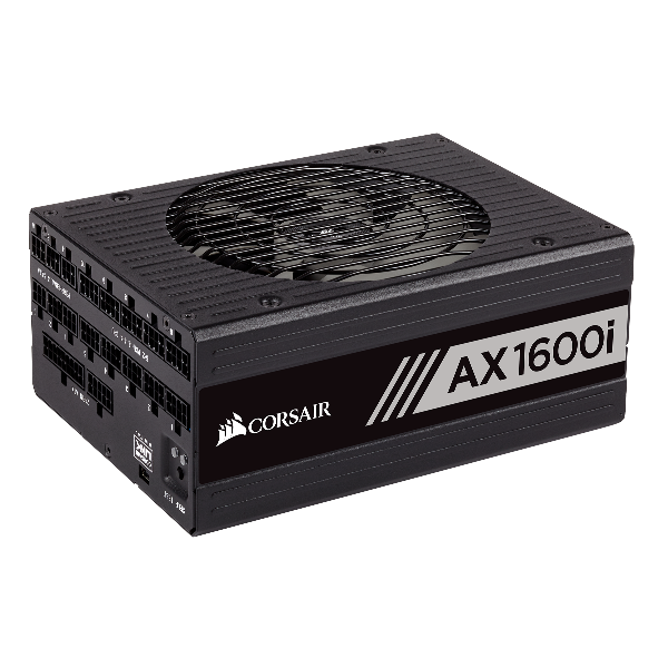 ספק כוח Corsair AX1600i 80 plus Titanium Modular 1600W 14CM | PC SQUAD