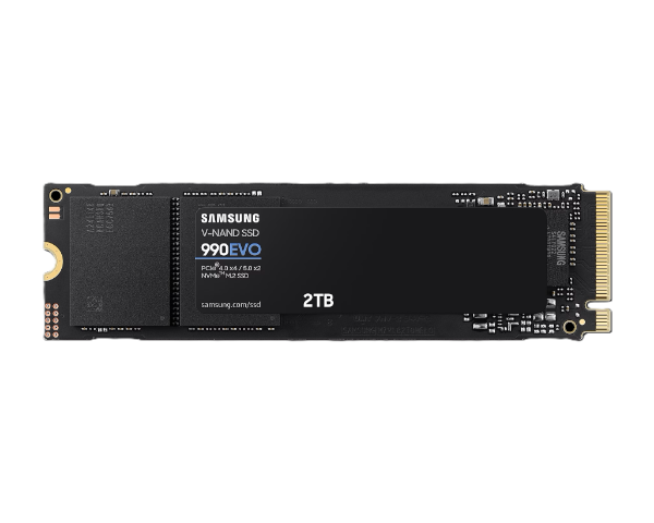 דיסק פנימי Samsung 990 EVO 2TB PCIE4.0X4/5.0X2 NVME gen 4/5 | PC SQUAD