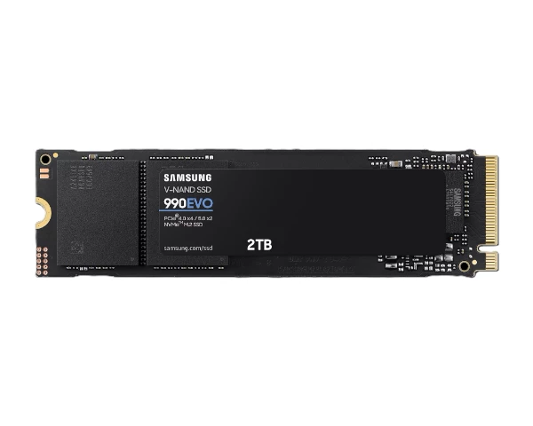 דיסק פנימי Samsung 990 EVO 2TB PCIE4.0X4/5.0X2 NVME gen 4/5 | PC SQUAD