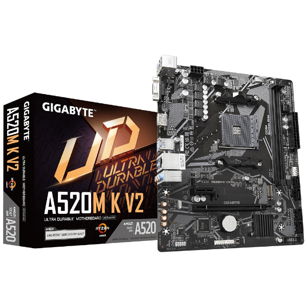 לוח אם Gigabyte AMD A520 K V2 rev 1.1 DDR4 For AM4 | PC SQUAD