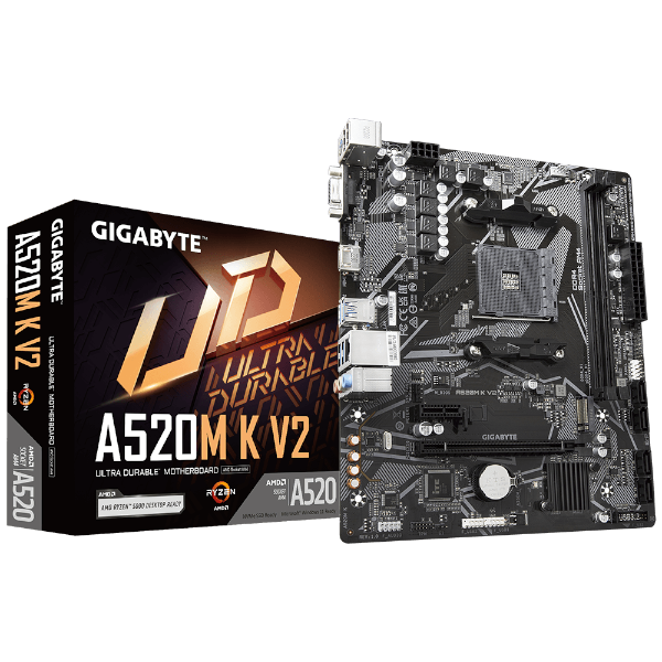 לוח אם Gigabyte AMD A520 K V2 rev 1.1 DDR4 For AM4 | PC SQUAD