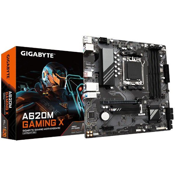 לוח אם Gigabyte A620M GAMING X AMD AM5 Micro-ATX | PC SQUAD