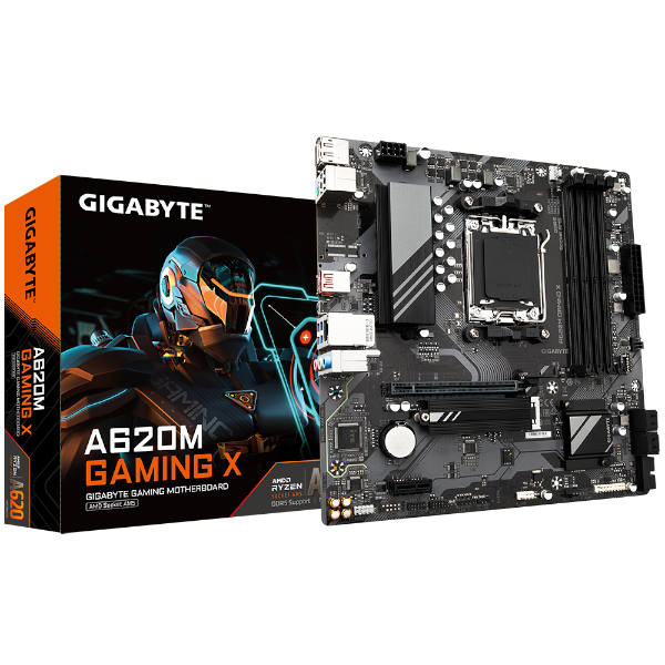 לוח אם Gigabyte A620M GAMING X AMD AM5 Micro-ATX | PC SQUAD