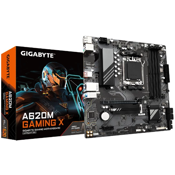 לוח אם Gigabyte A620M GAMING X AMD AM5 Micro-ATX | PC SQUAD
