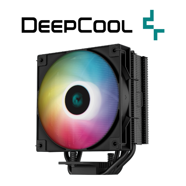 קירור אוויר למעבד DeepCool AG400 Black ARGB 220W TDP 150mm | PC SQUAD