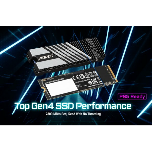 דיסק פנימי Gigabyte AORUS Gen4 7300 SSD 1TB | PC SQUAD