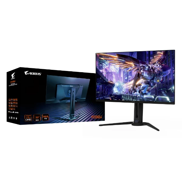 מסך GIGABYTE Aorus FO32U 4K UHD 31.5 QD-OLED 0.03ms 165Hz | PC SQUAD
