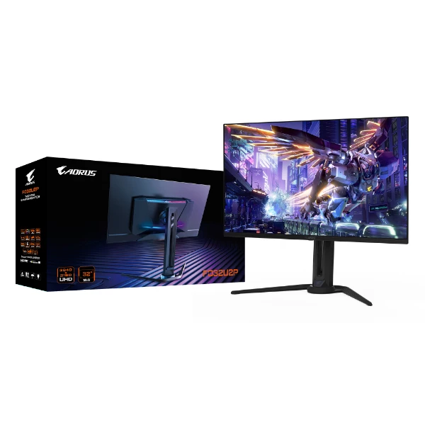 מסך GIGABYTE Aorus FO32U2P 4K UHD 31.5 QD-OLED 0.03ms 240Hz | PC SQUAD