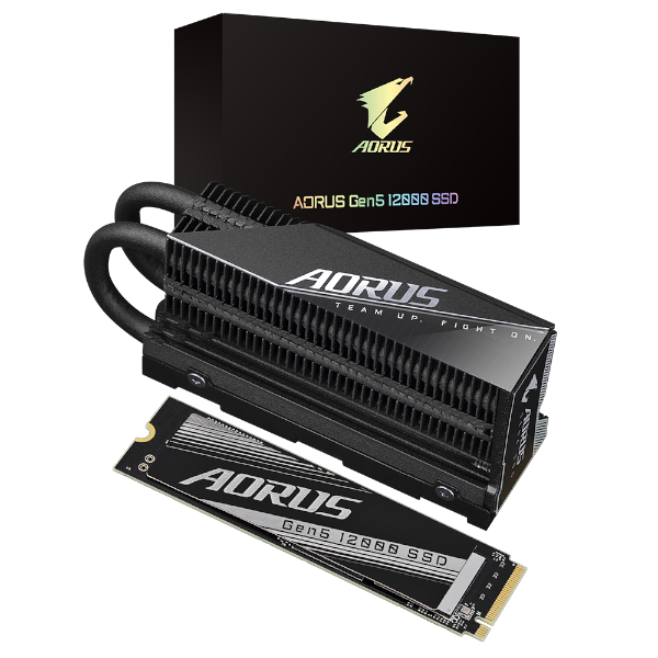 דיסק פנימי AORUS Gen5 NVME 2TB up to 12400/11800 MB/s Read/Write | PC SQUAD