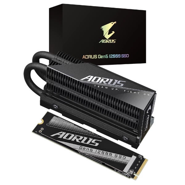 דיסק פנימי AORUS Gen5 NVME 1TB up to 11700/9500 MB/s Read/Write | PC SQUAD