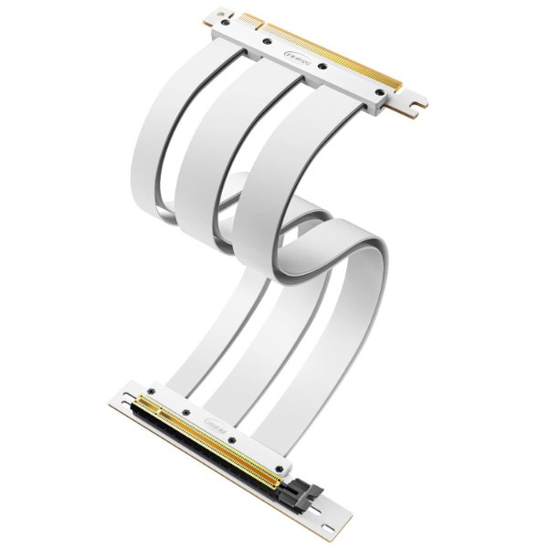 כבל לכרטיס מסך Antec PCIE 4.0 Riser Cable White | PC SQUAD