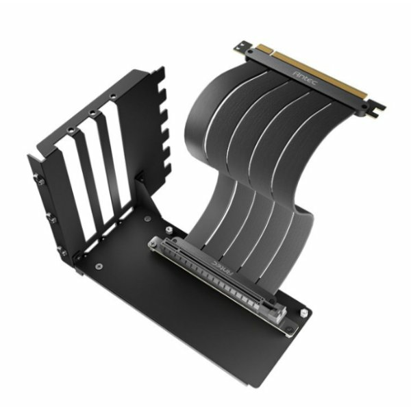 כבל ותושבת לכ. מסך Antec PCI-E 4.0 Riser Cable With Bracket Black | PC SQUAD
