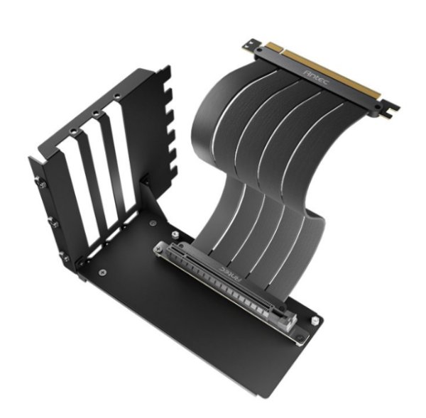 כבל ותושבת לכ. מסך Antec PCI-E 4.0 Riser Cable With Bracket Black | PC SQUAD