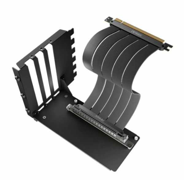 כבל ותושבת לכ. מסך Antec PCI-E 4.0 Riser Cable With Bracket Black | PC SQUAD