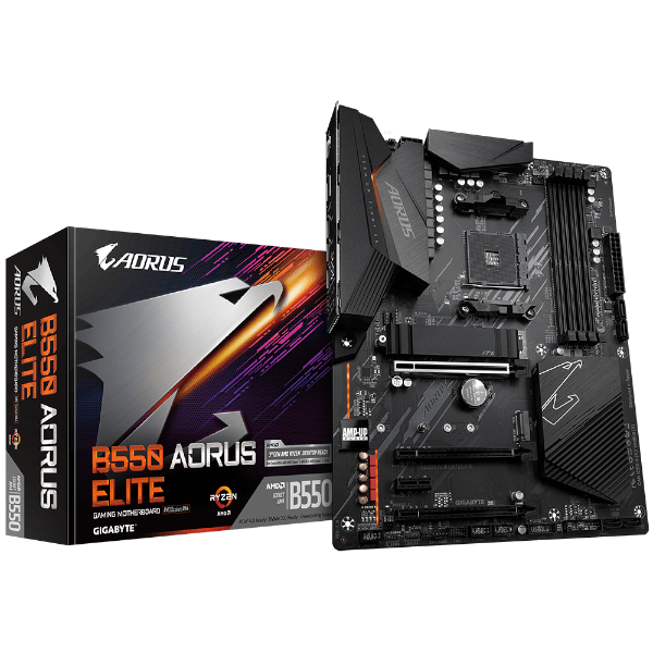 לוח אם למעבדי Gigabyte B550 AORUS ELITE V2 rev 1.5 AMD AM4 | PC SQUAD