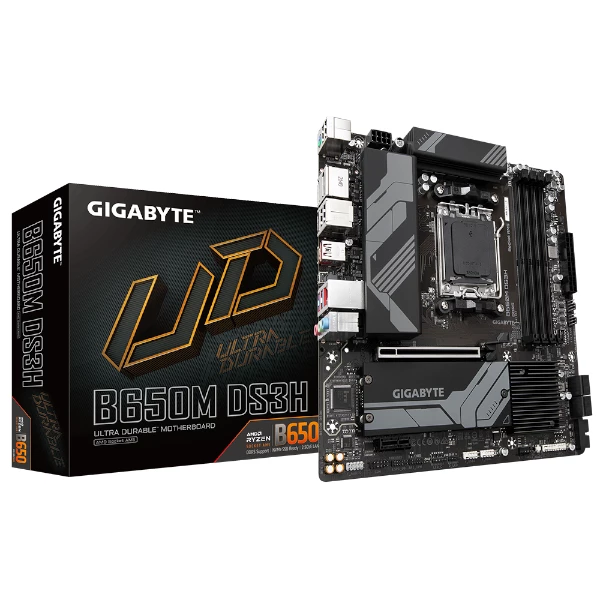 לוח Gigabyte B650M DS3H rev1.3 AM5 AMD CPU Micro-Atx DDR5 | PC SQUAD