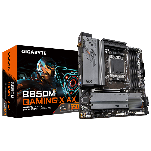 לוח Gigabyte B650M Gaming X AX 1.1 WIFI BT for AMD Zen4 AM5 DDR5 | PC SQUAD