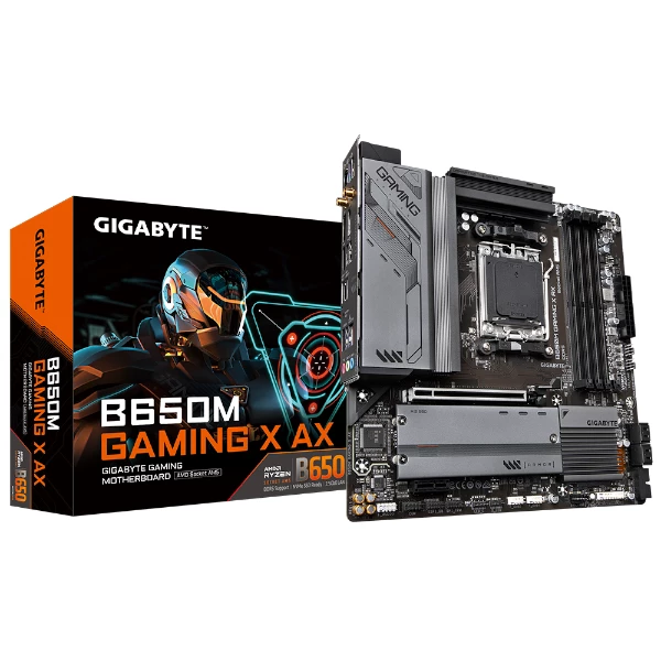 לוח Gigabyte B650M Gaming X AX 1.1 WIFI BT for AMD Zen4 AM5 DDR5 | PC SQUAD