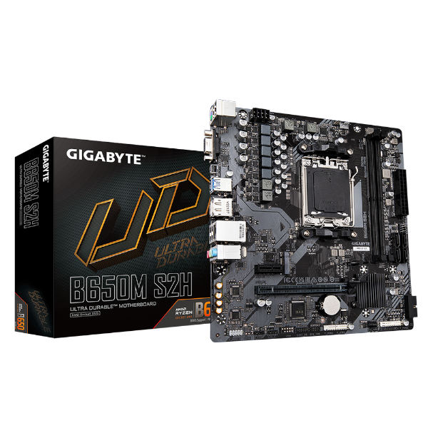 לוח Gigabyte B650M S2H AM5 Micro-Atx DDR5 DP HDMI AMD | PC SQUAD