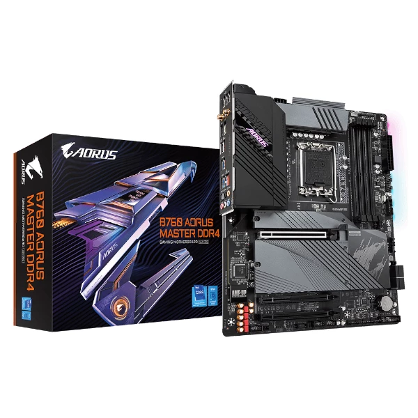 לוח דור 13 Gigabyte B760 AORUS MASTER DDR4 ATX WIFI 6E | PC SQUAD