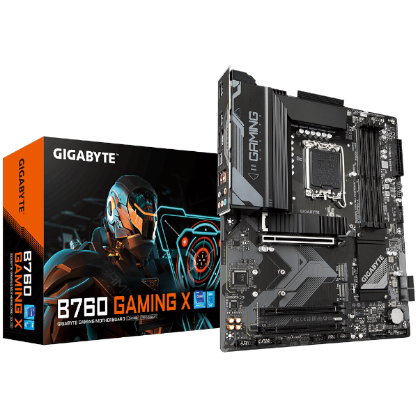 לוח למעבדי אינטל Gigabyte B760 Gaming X DDR5 ATX LGA1700 | PC SQUAD