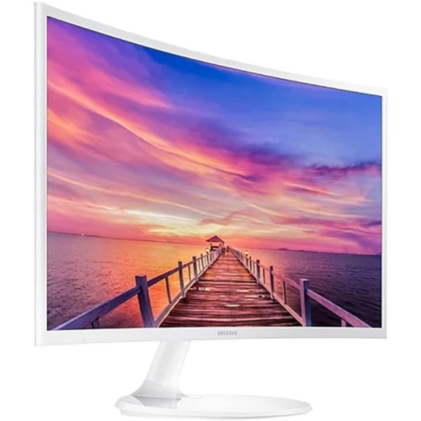 מסך קעור לבן Samsung C27F391FHR FHD VA HDMI VGA 4ms | PC SQUAD