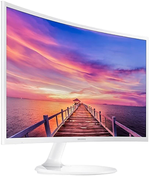 מסך קעור לבן Samsung C27F391FHR FHD VA HDMI VGA 4ms | PC SQUAD