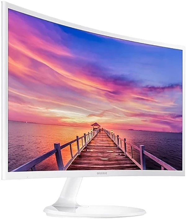 מסך קעור לבן Samsung C27F391FHR FHD VA HDMI VGA 4ms | PC SQUAD