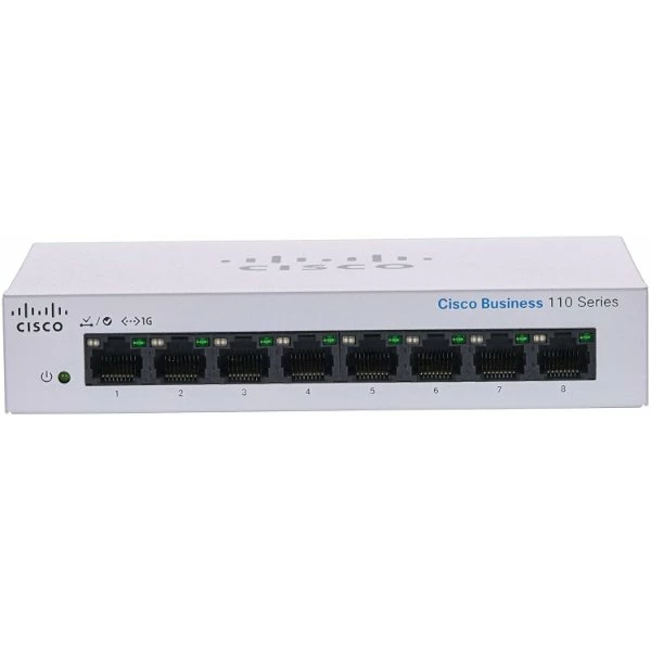 סוויץ' לא מנוהל CISCO 8 PORT 1GB Unmanaged External PSU | PC SQUAD