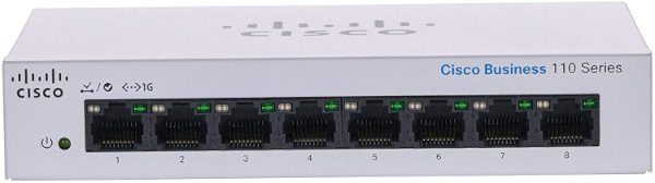 סוויץ' לא מנוהל CISCO 8 PORT 1GB Unmanaged External PSU | PC SQUAD