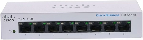 סוויץ' לא מנוהל CISCO 8 PORT 1GB Unmanaged External PSU | PC SQUAD