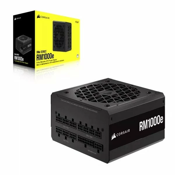 ספק כוח Corsair RM1000e Fully Mudular 80Plus Gold ATX PSU ATX3.0 | PC SQUAD