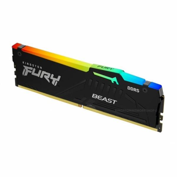 זכרון לנייח Kingston Fury Beast RGB DDR5 32GB 6000MHZ C40 XMP 3.0 | PC SQUAD
