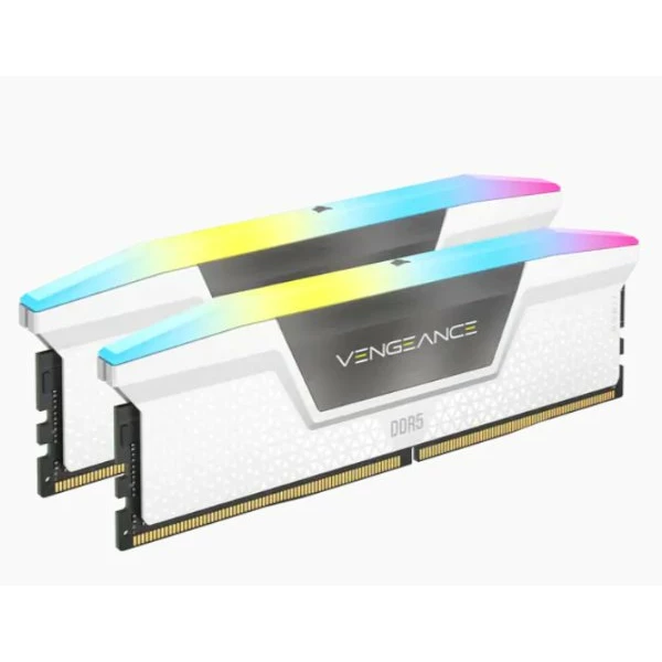 זכרון לנייח Corsair Vengeance RGB 32GB 2X16GB 5600Ghz C36 White | PC SQUAD