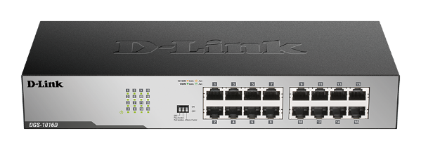 מתג לא מנוהל גיגהביט D-LINK 16 PORT Unmanaged 1GB Switch | PC SQUAD