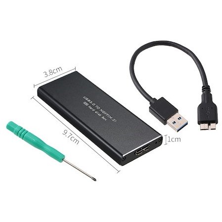 קופסא חיצונית לדיסק Gold touch usb3 to M2 SATA | PC SQUAD