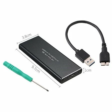 קופסא חיצונית לדיסק Gold touch usb3 to M2 SATA | PC SQUAD
