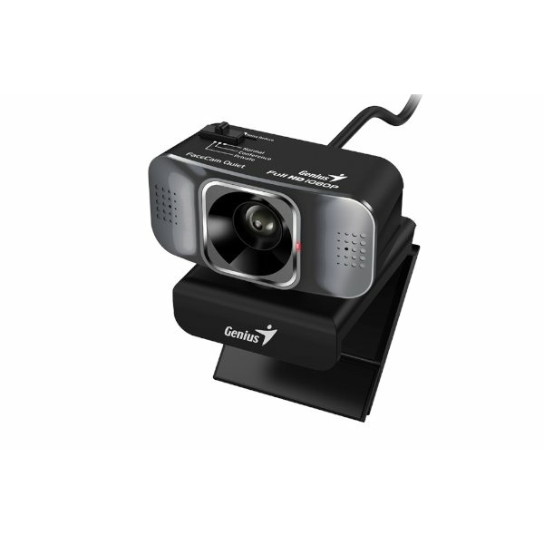 מצלמת רשת Genius FaceCam Quiet FHD Plus MIC Black | PC SQUAD