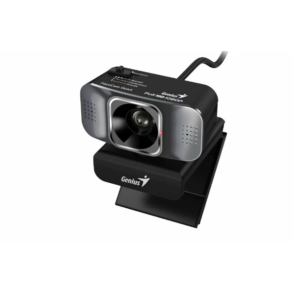 מצלמת רשת Genius FaceCam Quiet FHD Plus MIC Black | PC SQUAD