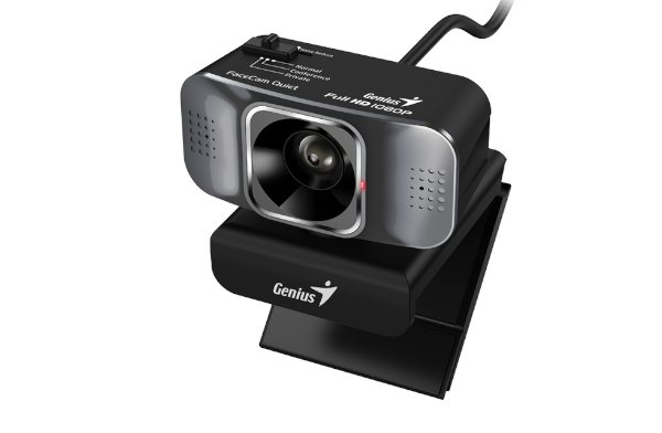 מצלמת רשת Genius FaceCam Quiet FHD Plus MIC Black | PC SQUAD
