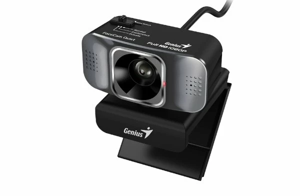 מצלמת רשת Genius FaceCam Quiet FHD Plus MIC Black | PC SQUAD