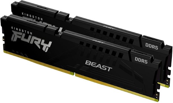 Kingston Fury Beast DDR5 64GB 2x32GB 6000MHZ DDR5 CL30 EXPO RAM | PC SQUAD
