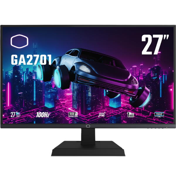 מסך גיימינג Cooler Master GA2701 27 FHD IPS 100hz 1ms A-Sync | PC SQUAD