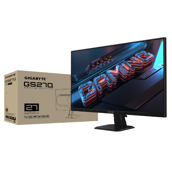 מסך גיימינג Gigabyte GS27Q SS IPS 2K QHD 1ms HDR READY 170HZ OC | PC SQUAD