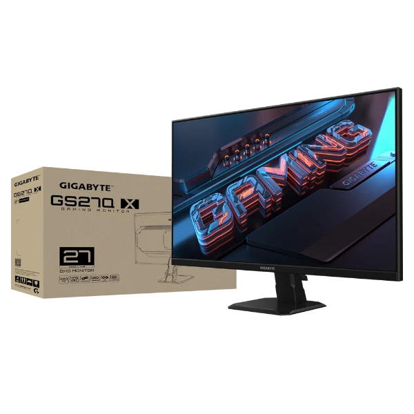 מסך גיימינג שטוח Gigabyte GS27Q X 2K 2560X1440 250HZ 1MS SS IPS | PC SQUAD